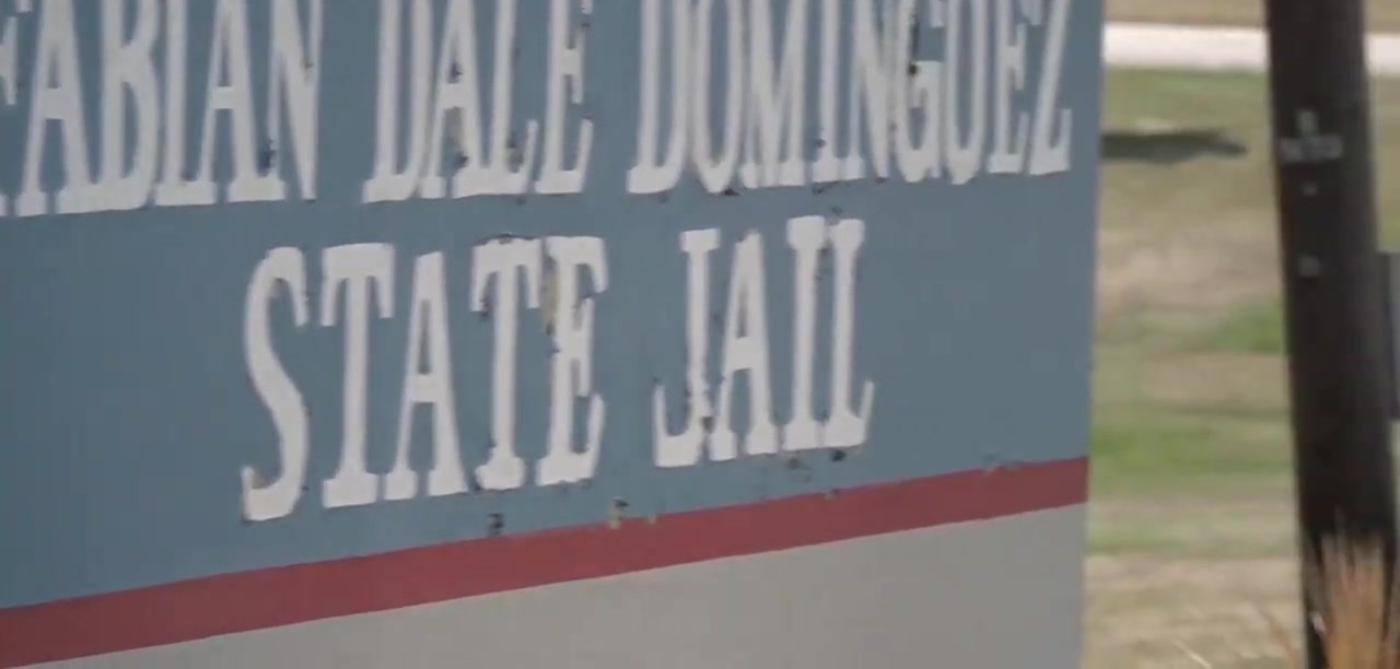 Sign at the entrance to the Fabian Dale Dominguez State Jail in San Antonio