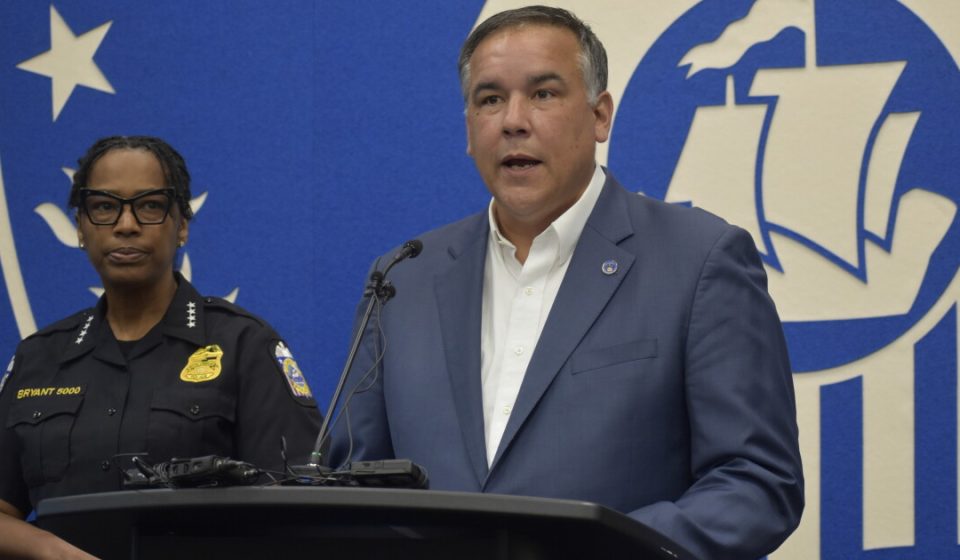 A 32-year Columbus veteran was relieved of duty in the city's Flock camera probe — three weeks after a colleague ran 200+ searches on one vehicle and the mayor suspended the entire system.