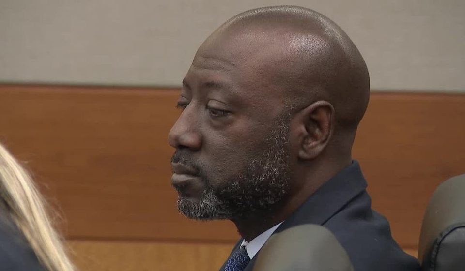 East Point Police Sergeant Richard Gooddine was sentenced to life in prison plus 20 years after a retrial jury convicted him on every remaining count.