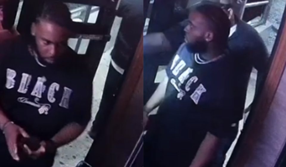 Surveillance image HPD released in the Uptown Lounge shooting case