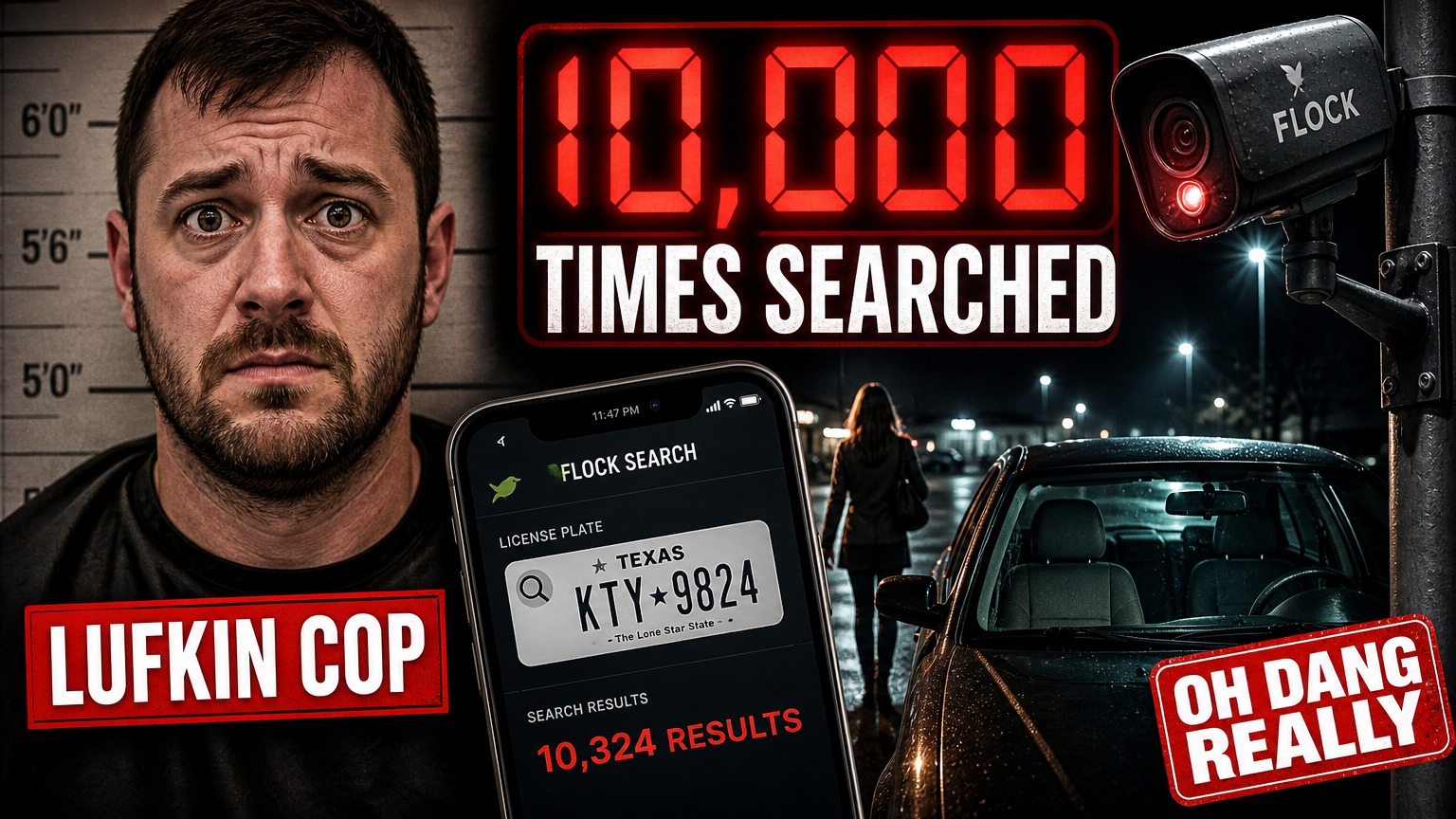 Zachary Klein: Lufkin Cop Searched His Ex’s Plate 10,000 Times — Nobody Noticed For 18 Months