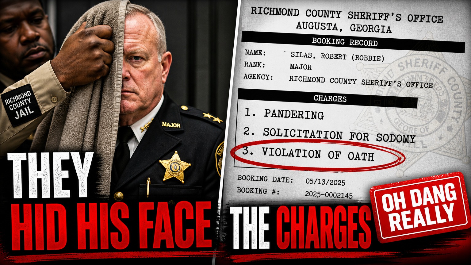 Major Robbie Silas Arrested By GBI As Officials Hid His Face With Blankets