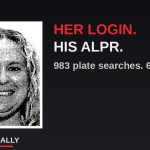 Officer Amber Harpe shared her Flock login with her ICE-agent husband. His searches: 983 queries on 97 plates across six states - mostly vehicles registered to Hispanic owners.