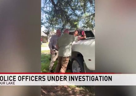 Sour Lake Police Chief Aaron Burleson helped detain Kendrick Bates outside his own home over an apparent traffic stop, police say - then told him "I'm the police chief, so deal with me." The city has now requested an outside review of its own chief.