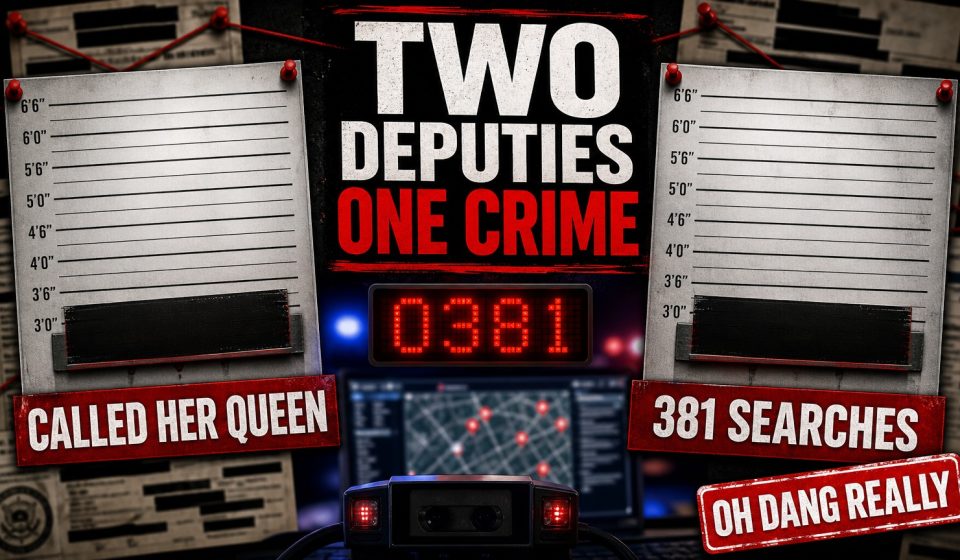 Two Pinellas County deputies, booked the same day, the same crime: police databases used to pursue women. One ran a teenager's records. One ran 381 searches on a woman who said no.